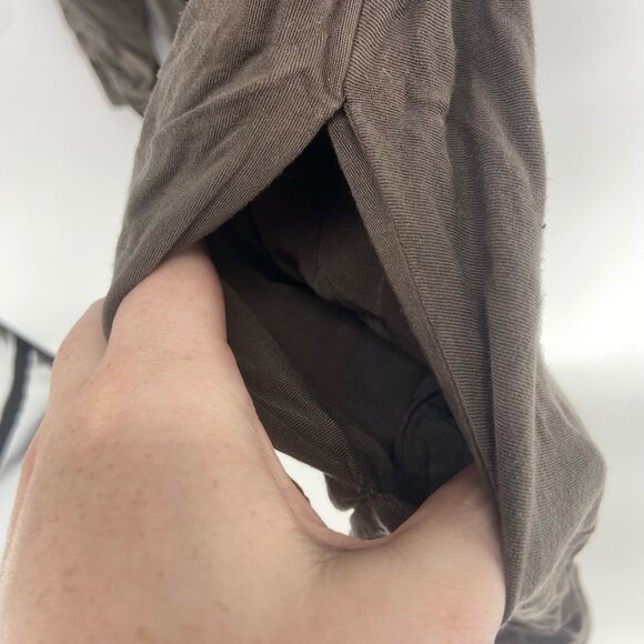 Maeve Women's Pleated Long Sleeve Button-Up Shirt Dress Size Small - Picture 4 of 6